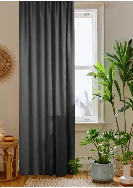 Home Color Antrasit Gri ve Perle Home Zeytin Yaprağı Ada Fon Perde Karşılaştırması