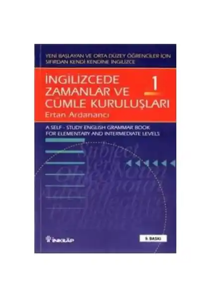 İnkılap Kitabevi İngilizcede Zamanlar ve Cümle Kuruluşları-1 Kitabının Detaylı Analizi ve Temel Özellikleri
