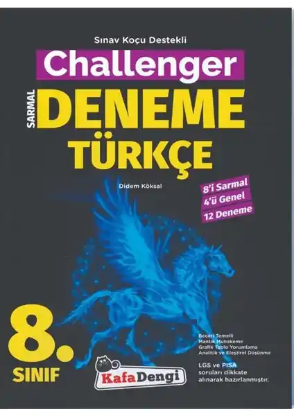Kafa Dengi Yayınları 8. Sınıf Challenger Türkçe 12'li Deneme: Güncel ve Kapsamlı Sınav Hazırlık Kaynağı