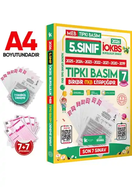 Karakutu Yayınları 2025 5. Sınıf MEB İOKBS Bursluluk Çıkmış Soru Paketi İncelemesi