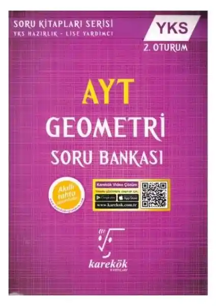 Karekök Yayıncılık AYT Geometri Soru Bankası (2. Oturum) İncelemesi ve Özellikleri