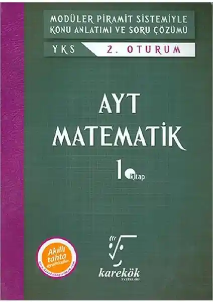 Karekök Yayıncılık AYT Matematik 1. Kitap (2. Oturumu) Detaylı ve Güncel Kaynak