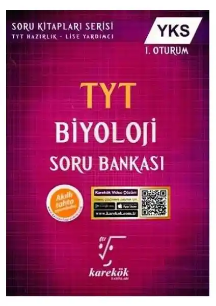 Karekök Yayıncılık TYT Biyoloji Soru Bankası Bekir Kantepe ve Murat Aydoğan ile Hazırlanmış