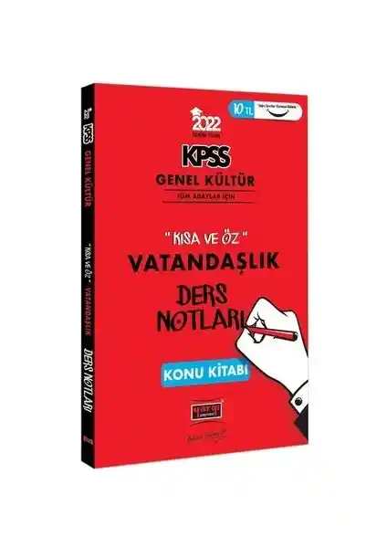 KPSS 2022 Genel Kültür ve Vatandaşlık Konu Notları Yargı Yayınevi İçeriği ve Özellikleri