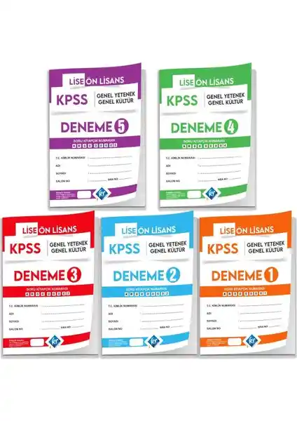 Kr Akademi Yayınları 2024 KPSS Lise ve Önlisans Deneme Paketi Sınav Hazırlıkları İçin Güncel Çözümler