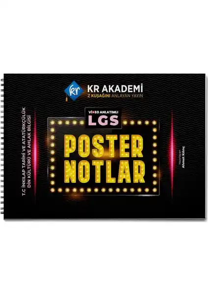 Kr Akademi Yayınları LGS İçin Etkili Poster Notlar ve Öğrenme Kaynakları