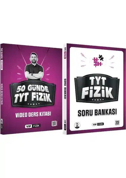 Kr Akademi Yayınları Vip Fizik Seti 2025 TYT Hazırlık İçin Güncel ve Kapsamlı Kaynak