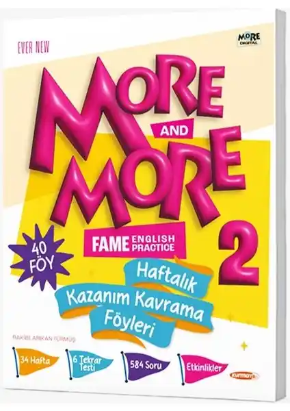 Kurmay Yayınları 2 Haftalık Kazanım Kavrama Föyleri ile Çocukların İngilizce Öğrenme Sürecini Destekleyin