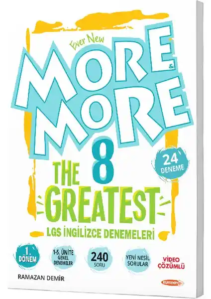 Kurmay Yayınları 8. Sınıf The Greatest 1. Dönem LGS Denemeleri Kitabı Güncel Müfredat ile Hazırlık