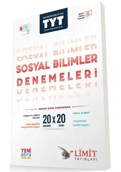Limit Yayınları TYT Sosyal Bilimler Denemeleri: Sınava Hazırlık İçin Kapsamlı Çalışma Seti
