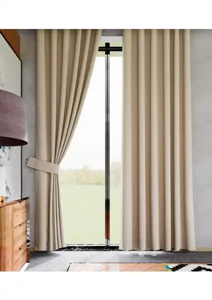 Lüks House Karartma Perde Karşılaştırması Bej ve Koyu Gri Modelleri