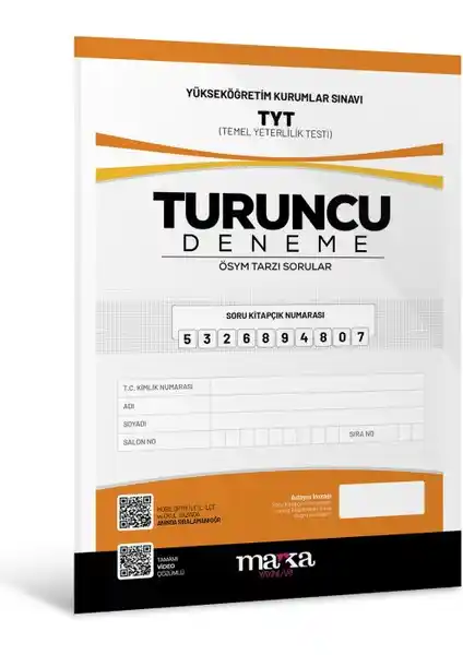 Marka Yayınları 2025 TYT Yeni Nesil Turuncu Deneme Kitabı İncelemesi ve Kullanıcı Yorumları