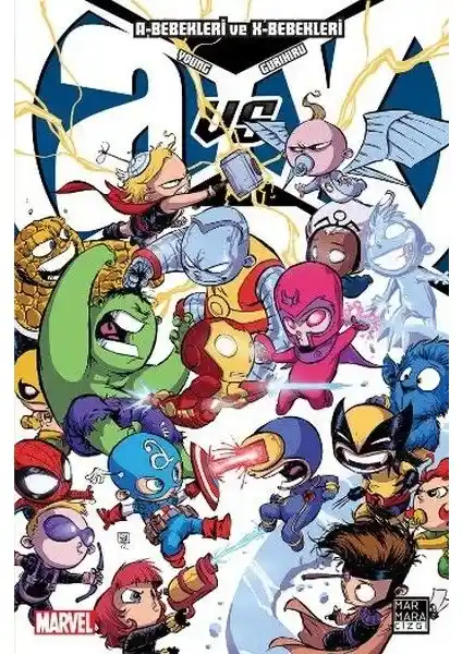 Marvel A-Bebekleri ve X-Bebekleri Türkçe Çizgi Romanı: Eğlenceli ve Öğretici Çocuk Kitabı