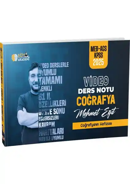 Mehmet Eğit KPSS Coğrafya Video Ders Notları: Sınava Hazırlık İçin Kapsamlı ve Etkili Kaynak
