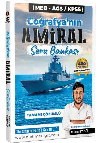 Mehmet Eğit MEB-AGS KPSS Coğrafyanın Amiral Tamamı Çözümlü Soru Bankası İnceleme ve Analizi