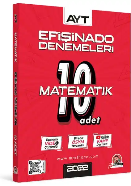 Mert Hoca Yayınları 2023 AYT Matematik Denemeleri - Sınava Hazırlık ve Pratik Çalışma Kaynağı