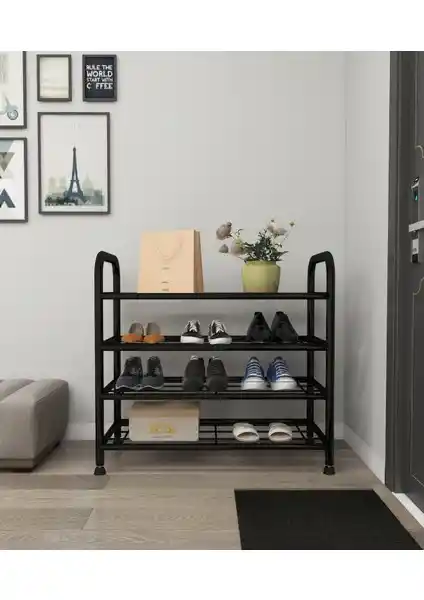 Metallica Concept Çağla ve RetoDesign Siyah Ayakkabılık Karşılaştırması