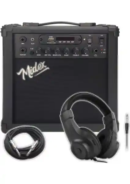 Midex MGA-25BKBT-HD Çok Fonksiyonlu Taşınabilir Elektro Gitar Amfisi Özellikleri ve Kullanım Alanları