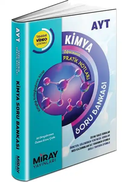 Miray Yayınları AYT Kimya Video Çözümlü Soru Bankası Detaylı İnceleme ve Değerlendirme
