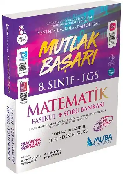Muba Yayınları 8. Sınıf LGS Matematik Soru Bankası ve Çalışma Rehberi