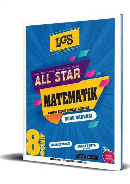 Newton Yayınları 8. Sınıf All Star Matematik Soru Bankası Güncel ve Etkileşimli Kaynak