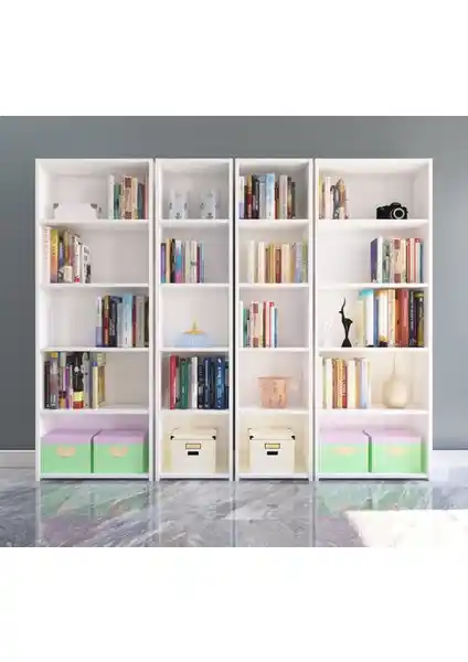 Nur Mobilya 4'lü ve 5'li Kitaplık Karşılaştırması ve Özellikleri