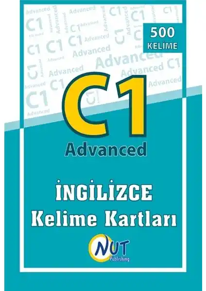 Nut Publishing C1 Advanced İngilizce Kelime Kartları ile Kelime Dağarcığınızı Geliştirin