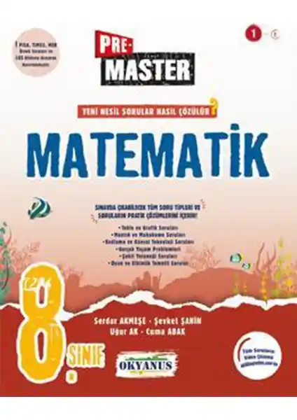 Okyanus Yayınları 8. Sınıf Pre Master Matematik Soru Bankası Detaylı Değerlendirme