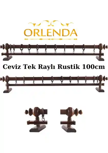 Orlenda ve İzen Raylı Rustik ile Ahşap Perde Askısı Karşılaştırması