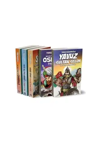 Osmanlı ve Türk Tarihini Derinlemesine Anlatan 5 Kitaplık Seti - Koleksiyonunuza Değer Katın