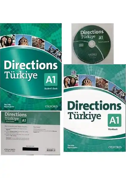 Oxford Directions Türkiye A1 Öğrenci ve Çalışma Kitabı: Güncel ve İletişim Odaklı İngilizce Öğrenme Kaynağı