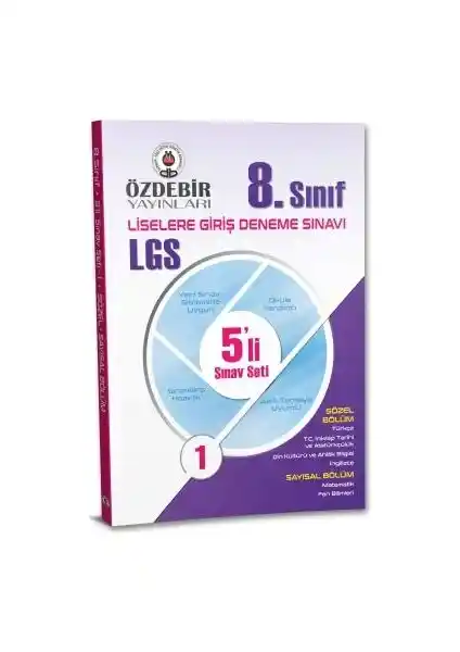 Özdebir Yayınları 8. Sınıf LGS Deneme Sınavı: Etkili Sınav Hazırlık ve Pratik Çalışma Aracı