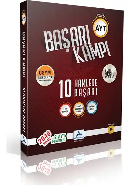 Paraf Yayınları AYT Sayısal 10 Hamlede Başarı Kampı ve Deneme Sınavları Rehberi