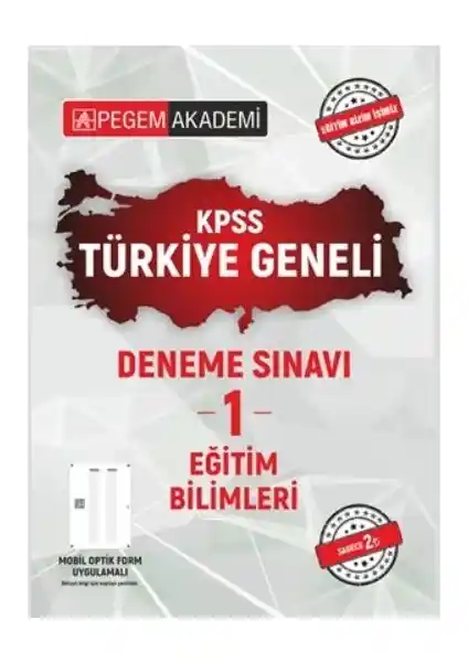 Pegem Akademi 2021 KPSS Eğitim Bilimleri Türkiye Geneli Deneme Sınavı 1
