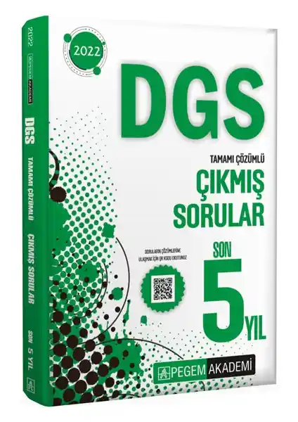 Pegem Akademi 2022 DGS Tamamı Çözümlü Çıkmış Sorular Son 5 Yıl Kitabı İncelemesi