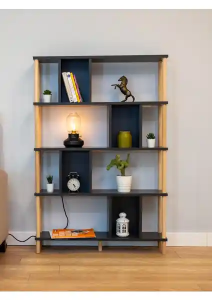 Peka 5 Raflı Modern Kitaplık ve Pratico Etna Retro Çok Amaçlı Kitaplık Karşılaştırması