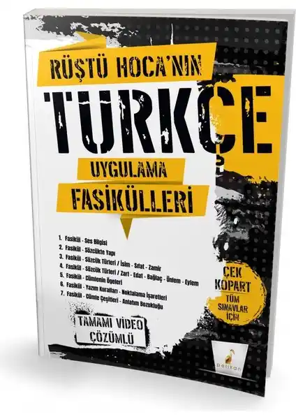 Pelikan Yayınları Rüştü Hoca Türkçe Uygulama Fasikülleri İnceleme ve Öğrenme Rehberi
