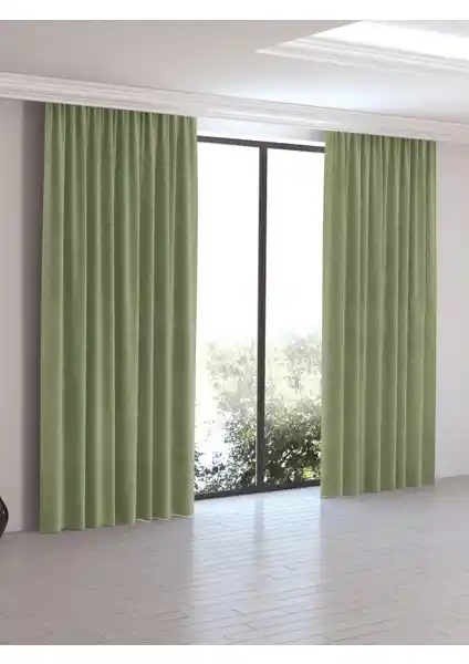 Perle Home Daily Serisi Ada Çayı Rengi Fon Perde ve Taç Antrasit Blackout Perde Karşılaştırması