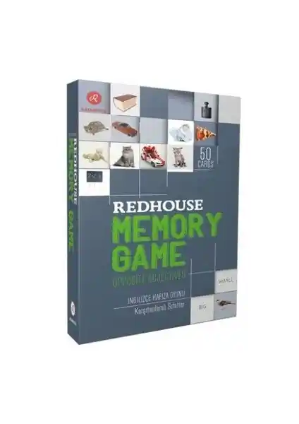 Redhouse Yayınları Memory Game ile İngilizce ve Hafıza Becerilerini Güçlendirme