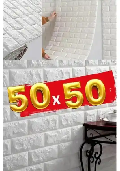 Renkli Duvarlar Ürünleri Karşılaştırması 50x50 cm ve 35x38 cm Boyutlarında