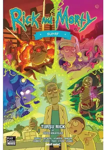 Rick and Morty Sunar Turşu Rick ve Diğer Hikayeler: Türkçe Çizgi Roman Koleksiyonu