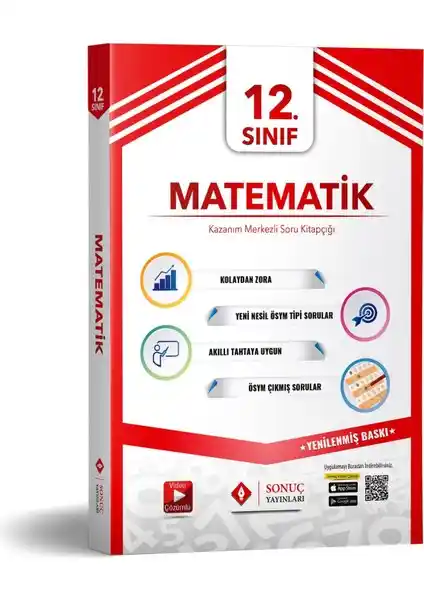 Sonuç Yayınları 12. Sınıf Matematik Modüler Soru Bankası Seti Güncel İçerik ve Soru Çeşitliliğiyle Sınavlara Hazırlık