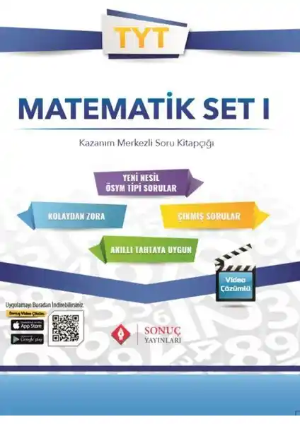 Sonuç Yayınları TYT Matematik Set 1 Güncel ve Detaylı Çözümlerle Sınava Hazırlık