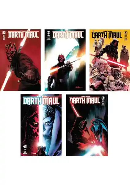 Star Wars Darth Maul Set 1-5 Çizgi Romanları ile Karanlık Yolculuğa Davet