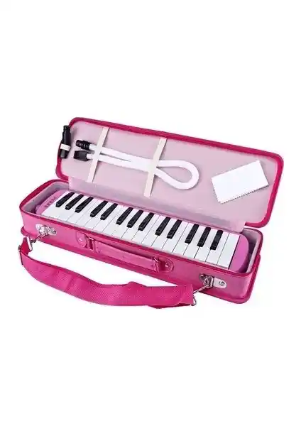 Südor Melodika 32K Çantalı Pembe – Çocuklar ve Yeni Başlayanlar İçin Taşınabilir Müzik Enstrümanı