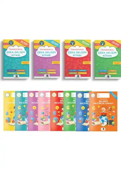 Teknookul Bilsem Hazırlık Seti: Zeka Gelişimini Destekleyen Çok Seviyeli Eğitim Kaynağı