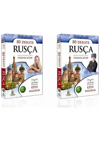 Temel Seviye Rusça Öğrenimi İçin 80 Derste Kapsamlı ve Güncel Kaynak