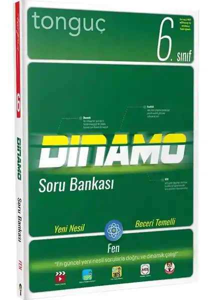 Tonguç Akademi 6. Sınıf Fen Bilimleri Soru Bankası Öğrenme ve Sınav Hazırlık Kaynağı