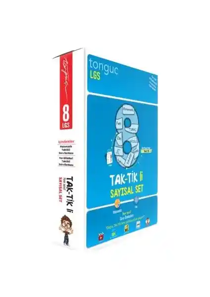 Tonguç Akademi 8. Sınıf Taktikli Sayısal Seti ile Sınavlara Güvenle Hazırlanın