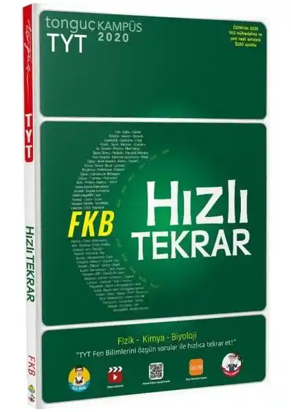 Tonguç Akademi TYT Fen Bilimleri Hızlı Tekrar Kitabı Sınava Hazırlıkta Etkili Bir Kaynak